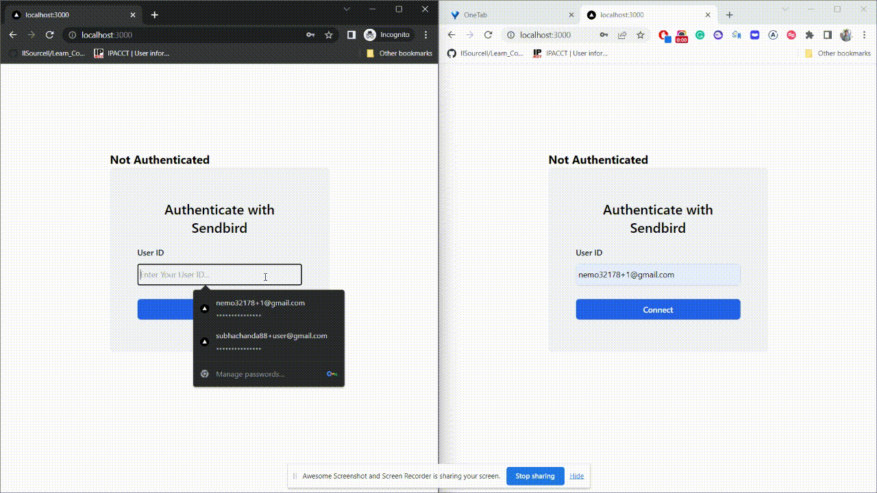 GIF of application