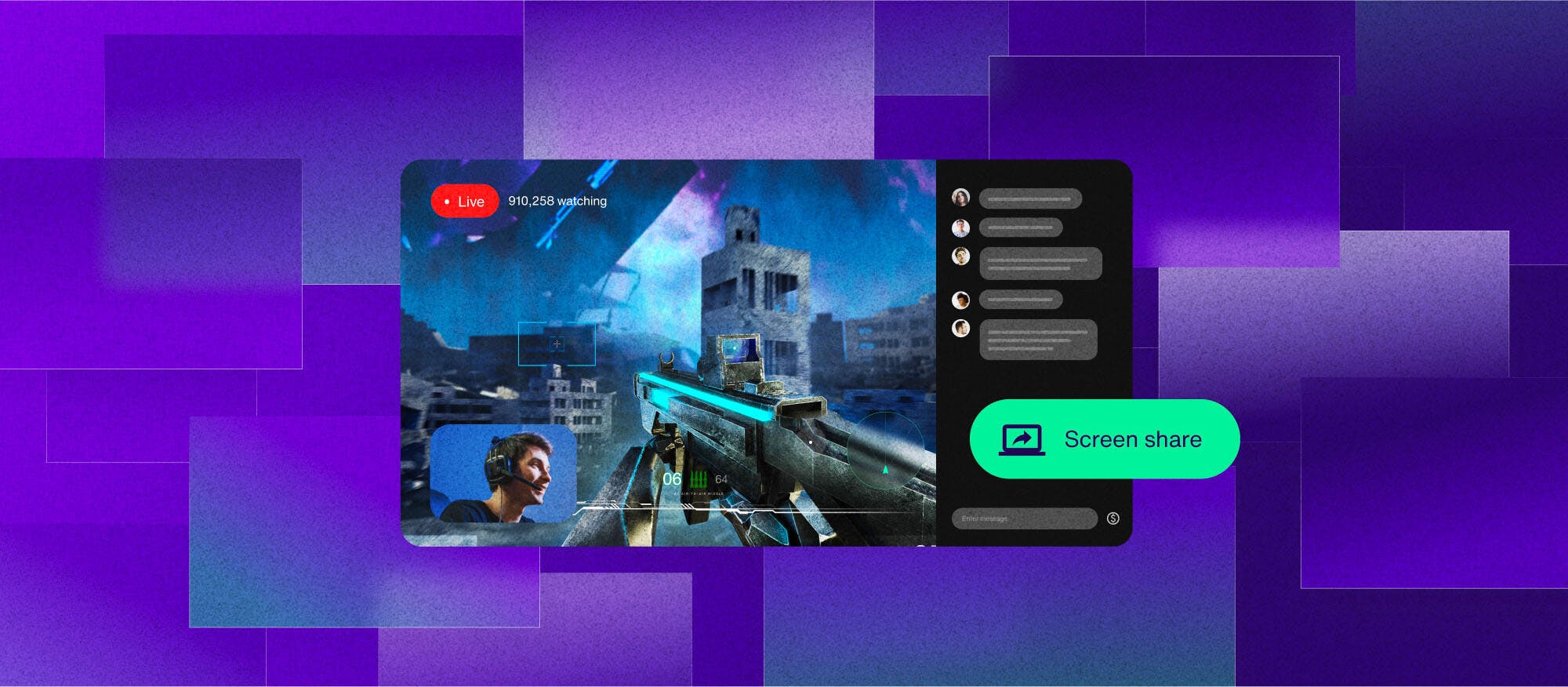 Blog Cover Introducing screen sharing for live video streaming with Sendbird Live