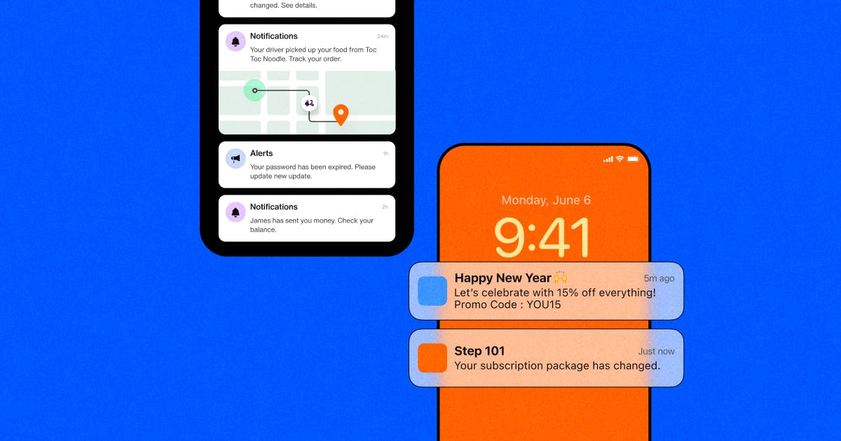 Blog cover Push notifications vs in app notifications