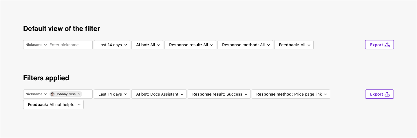 Image|Dashboard screen showing the bot logs page.