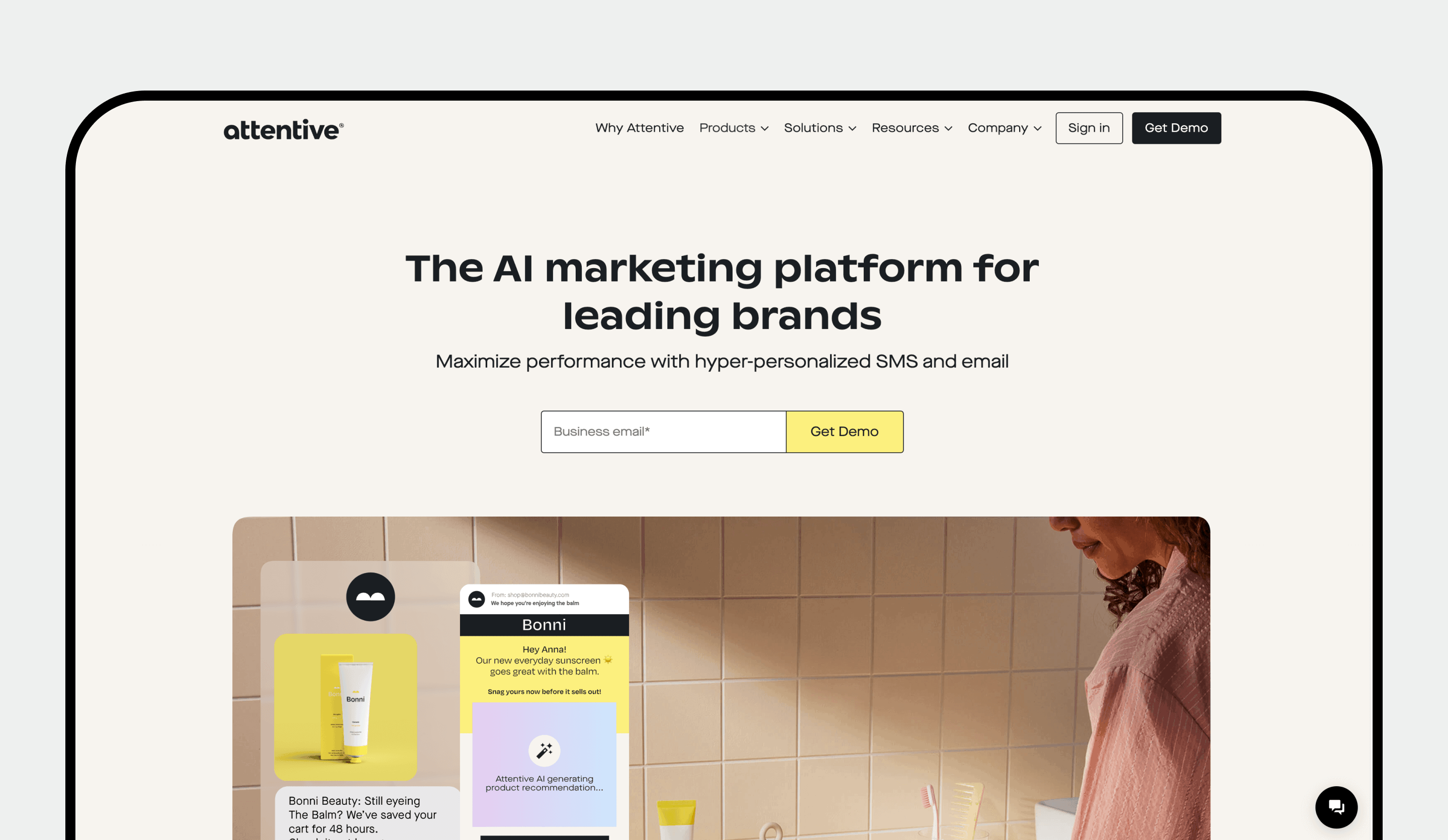 Attentive is one of the top SMS marketing software