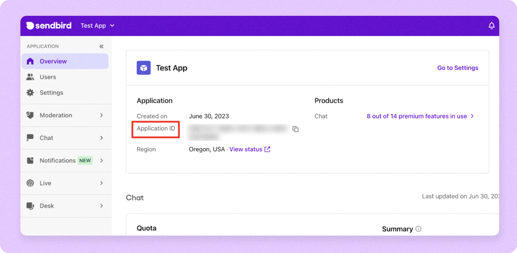 Application ID