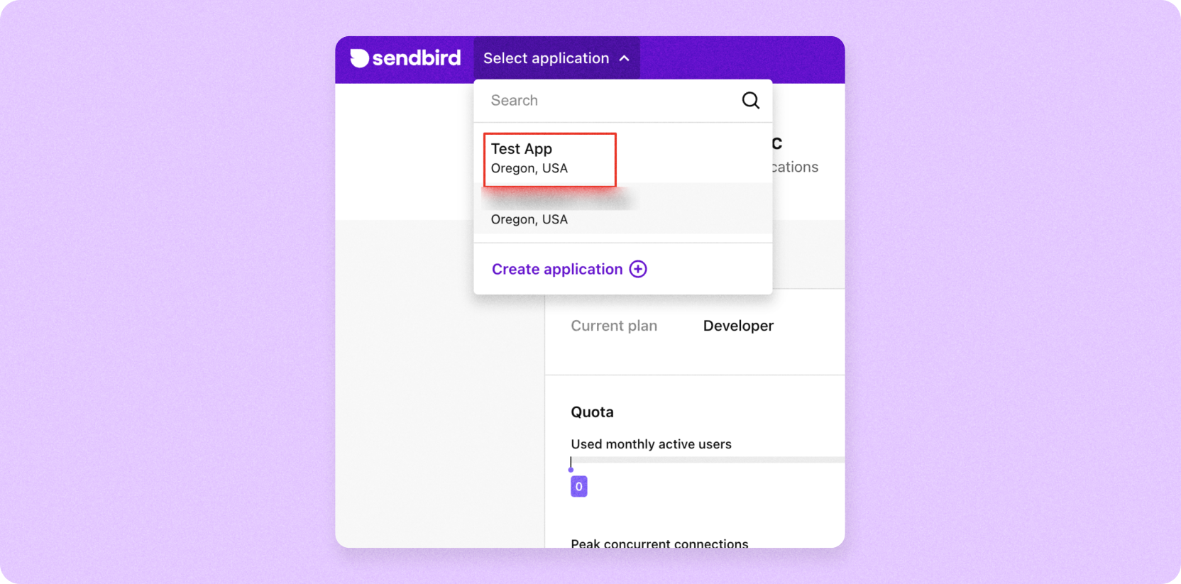 Sendbird Dashboard