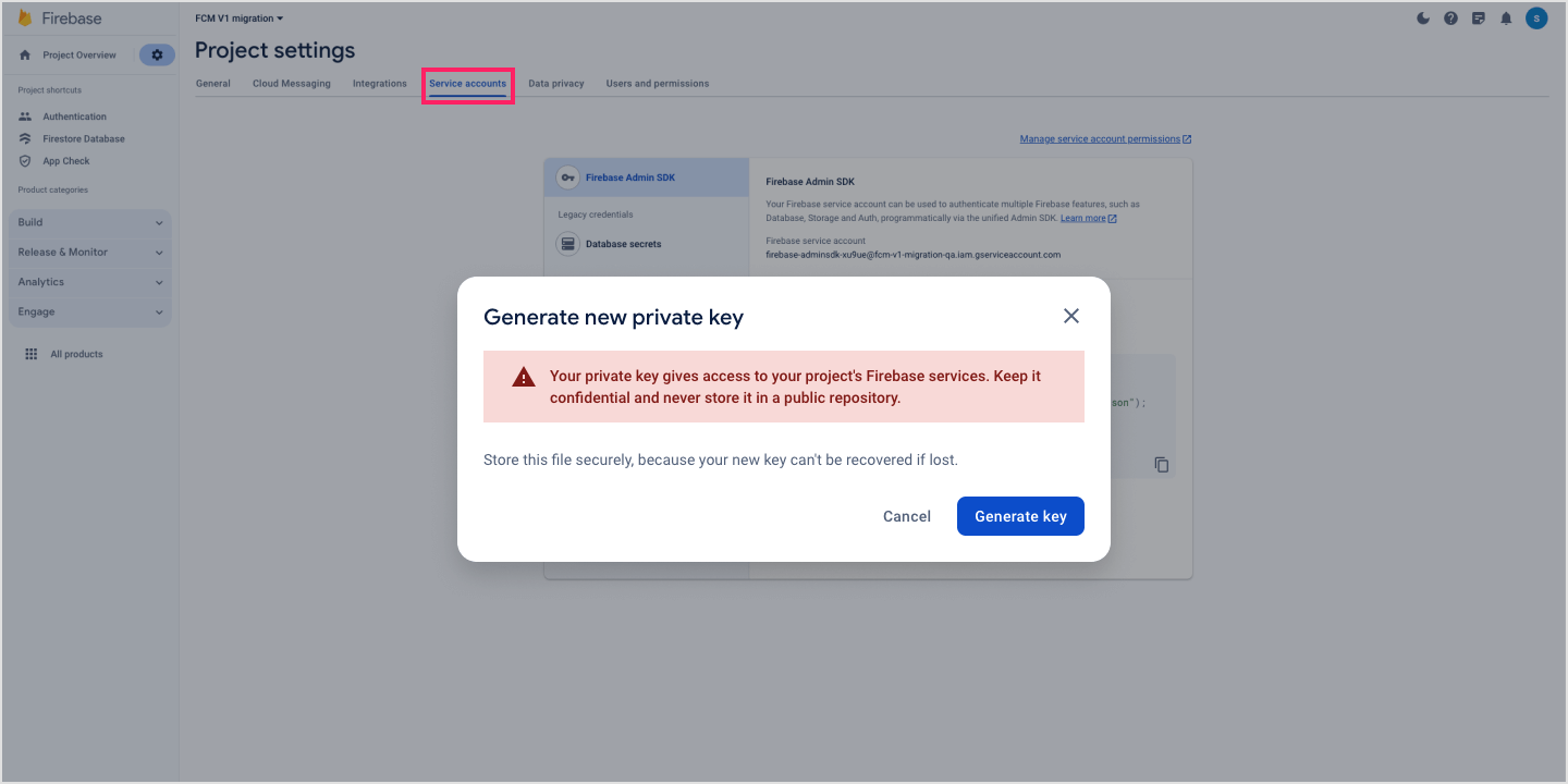 Image|Push notification tester for FCM on Sendbird dashboard