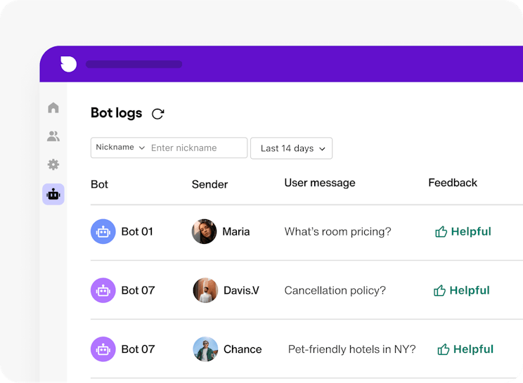 LLM AI conversation logs