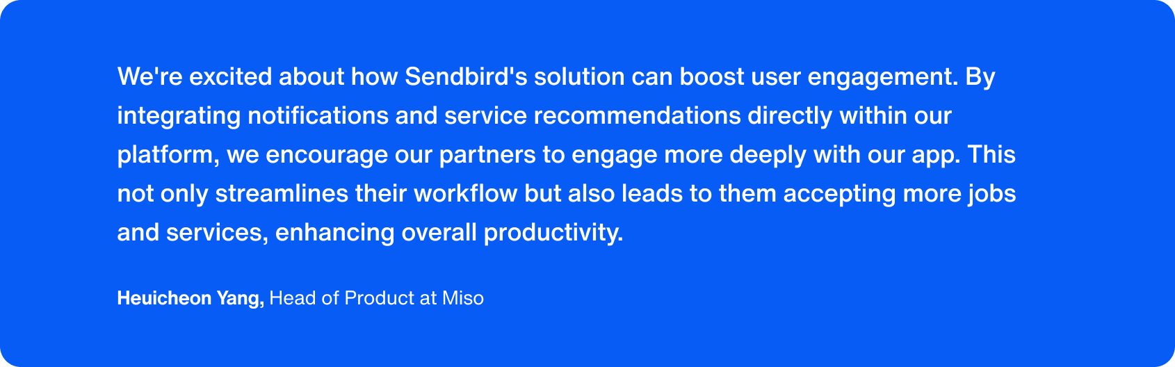 Miso case study Quote 2 Mobile