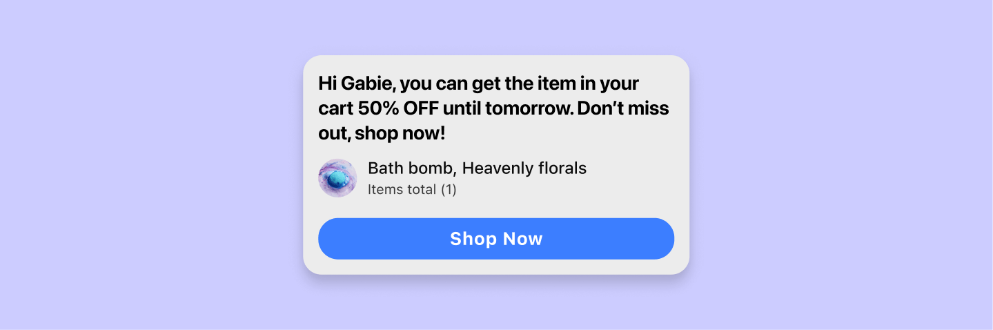 image|Build and send notifications to engage and convert users across their mobile journey.