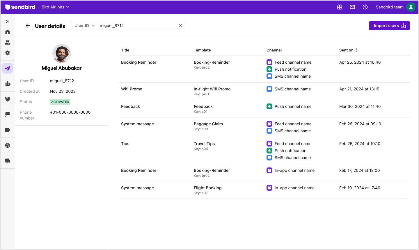 image|a screenshot showing user details